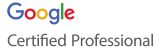 Google certified Professional Mediagarant Google Certified Professionals