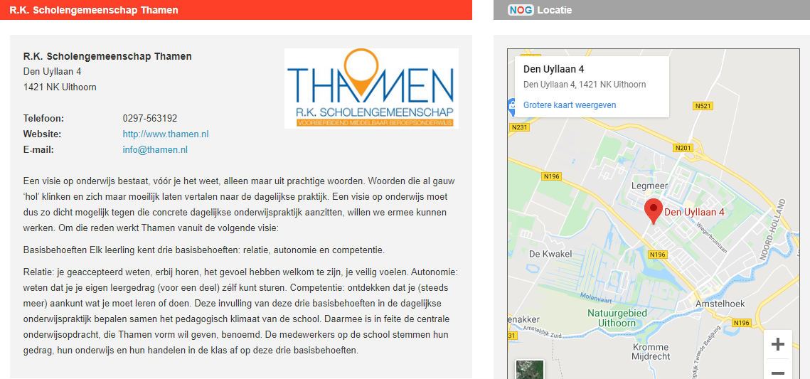 Bedrijfspresentatie Nationale Onderwijsgids